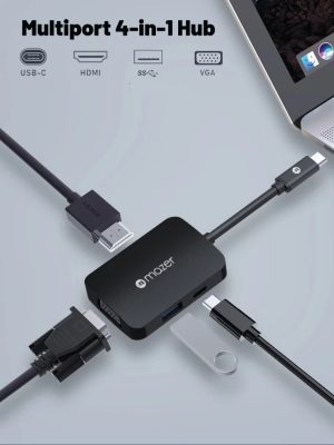 Mazer MULTIPORT-C DUAL Adapter 4-in-1